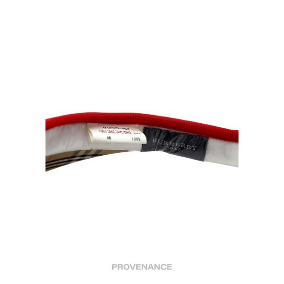 ? Burberry Golf Visor - Nova Check Red main image 4